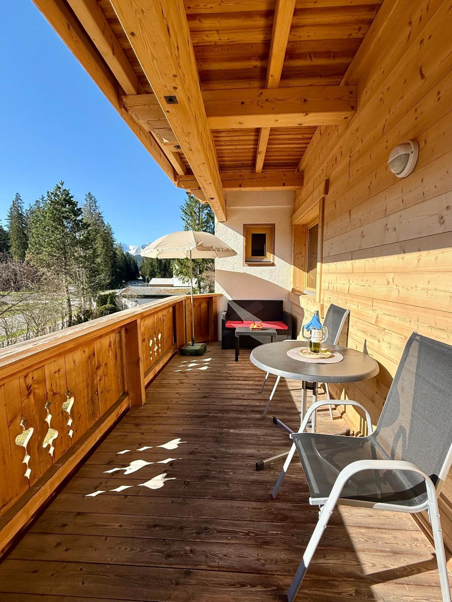 Apartmenthaus Brigitte Leutasch Esterno foto