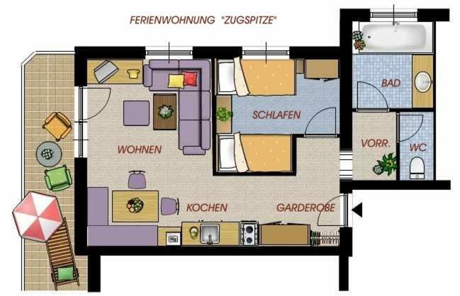 Apartmenthaus Brigitte Leutasch Esterno foto